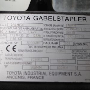 Toyota 7FBMF30 (Ref: NF54) - Imagen 4