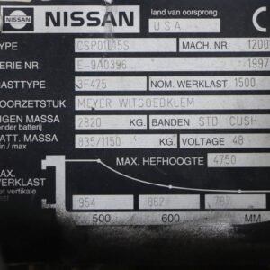 Nissan CSP01L15S (Ref: NO21) - Imagen 4