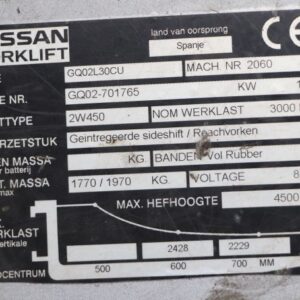 Nissan GQ02L30CU (Ref: NS31) - Imagen 4