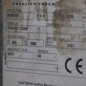 Toyota 8FBE20T (Ref: NY42) - Imagen 4