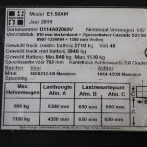 Hyster E1.50XM (Ref: OA36) - Imagen 4