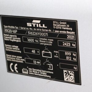 Still RX20-16P (Ref: OE90) - Imagen 4