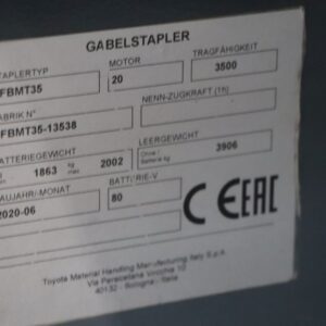 Toyota 8FBMT35 (Ref: OF15) - Imagen 4