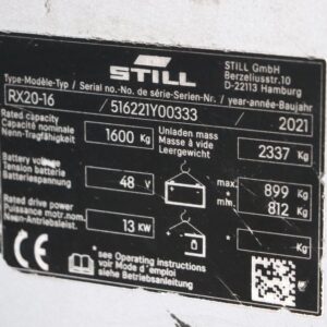 Still RX20-16 (Ref: OE98) - Imagen 4