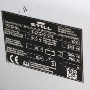 Still RX20-16L (Ref: OF09) - Imagen 4