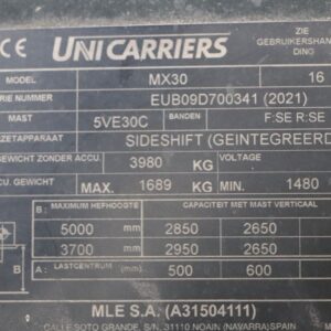 UniCarriers MX30 (Ref: OF85) - Imagen 4