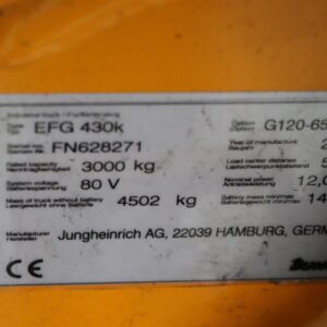 Jungheinrich EFG 430k (Ref: OH11) - Imagen 2