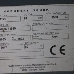 Toyota 8FBMT25 (Ref: OH44) - Imagen 4