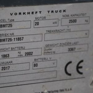 Toyota 8FBMT25 (Ref: OH45) - Imagen 4