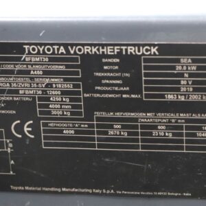 Toyota 8FBMT30 (Ref: OD64) - Imagen 4