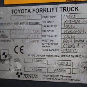 Toyota 8FBET15 (Ref: OK11) - Imagen 4