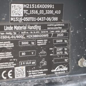 Linde E50HL-01/600 (Ref: NU45) - Imagen 4