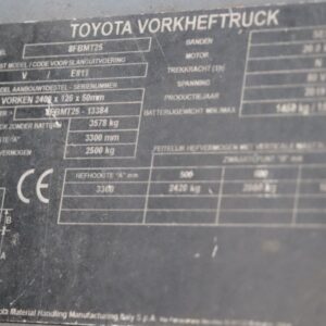 Toyota 8FBMT25 (Ref: ON11) - Imagen 4