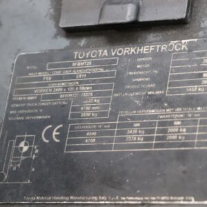 Toyota 8FBMT25 (Ref: ON12) - Imagen 4