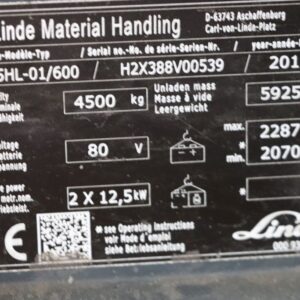 Linde E45HL-01/600 (Ref: ON50) - Imagen 4