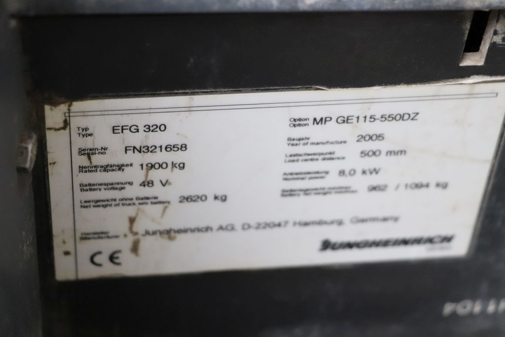 Jungheinrich EFG 320 (Ref: OF47) - Imagen 4