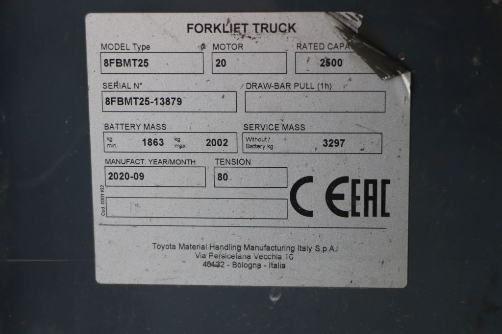 Toyota 8FBMT25 (Ref: OR06) - Imagen 4