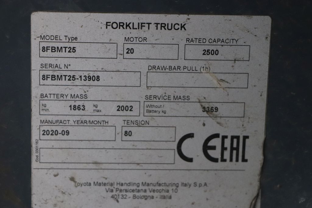 Toyota 8FBMT25 (Ref: OR13) - Imagen 4