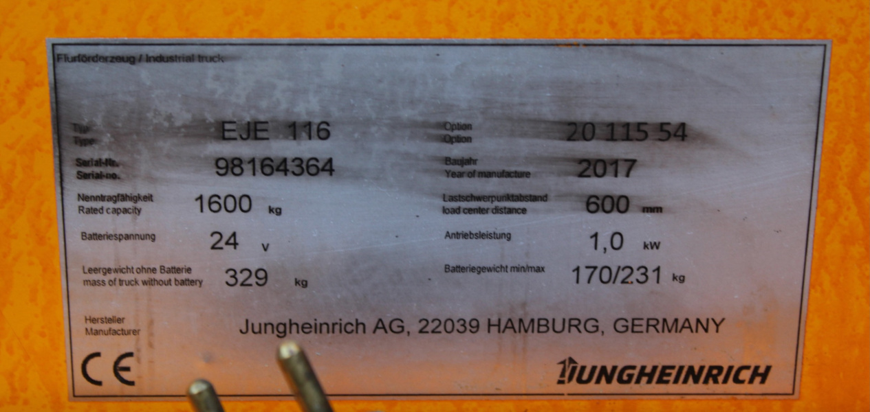 Jungheinrich EJE 116 (Ref: 8034) - Imagen 7