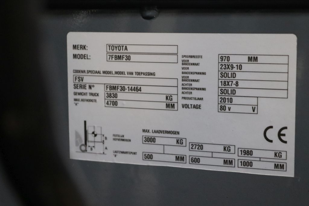 Toyota 7FBMF30 (Ref: OT60) - Imagen 4