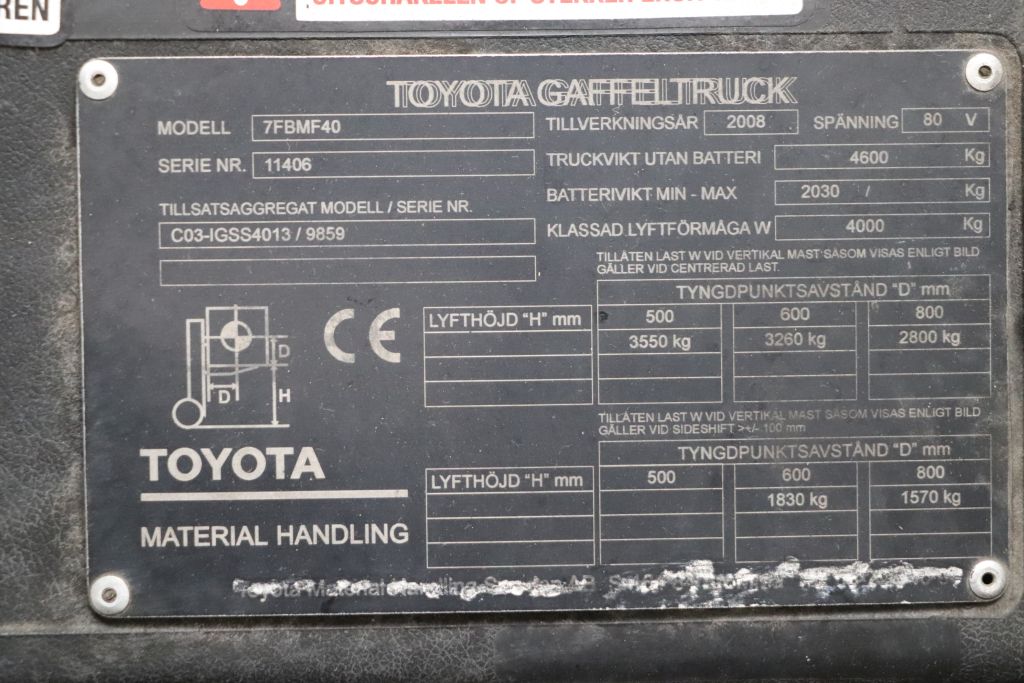 Toyota 7FBMF40 (Ref: OT67) - Imagen 4