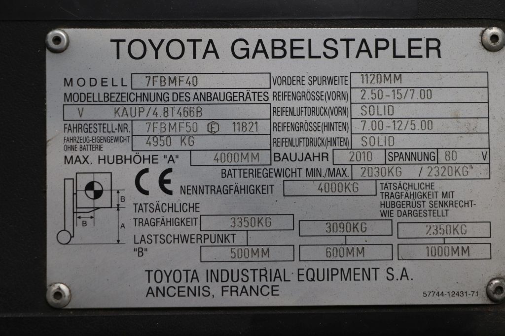 Toyota 7FBMF40 (Ref: OS32) - Imagen 4